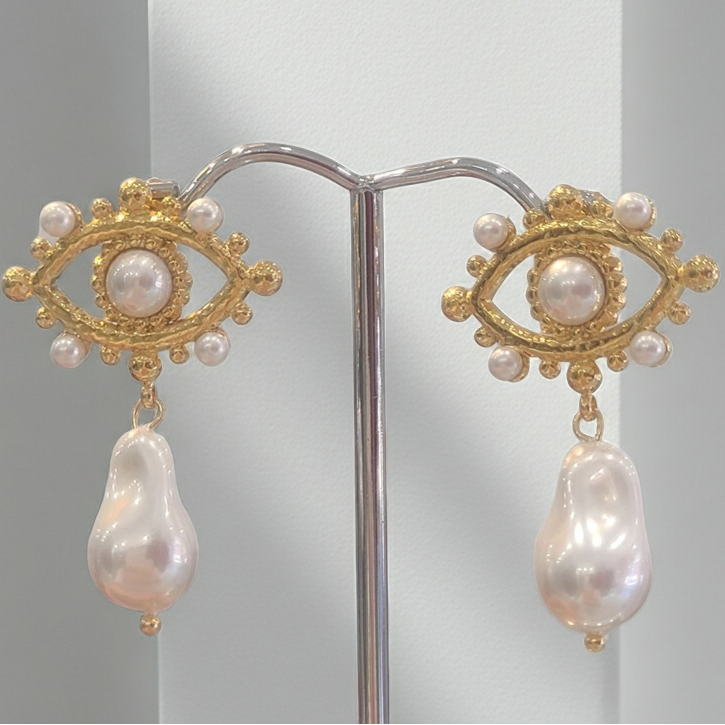 18K Gold Plated Santorini Earrings