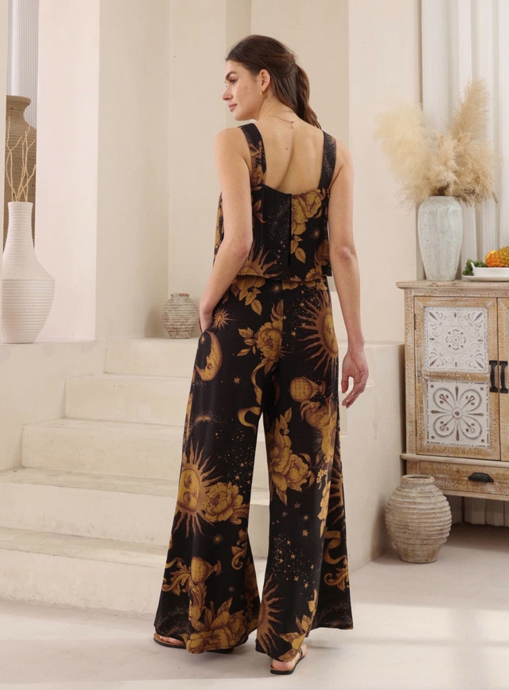 Jumpsuit - Exclusive Print - Moonshine LAST ONE SZ14