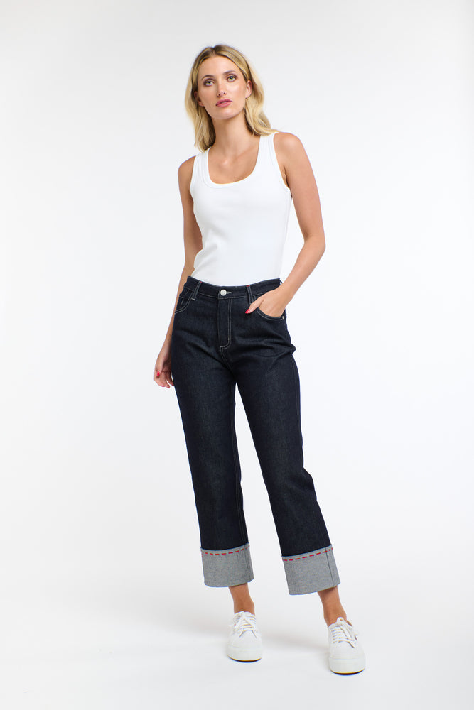 Denim Susie Red Stitch Jeans