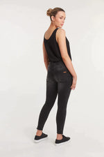 Denim SKINNY Leg Jeans - Black Washed Denim
