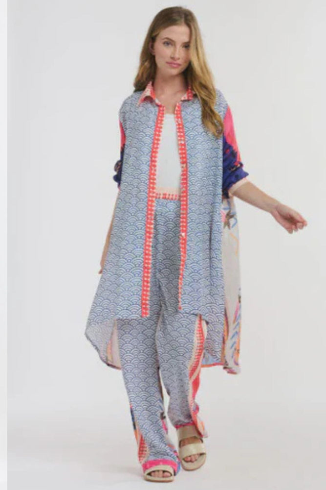Italian Star Bleeding Heart Print Sona Pant