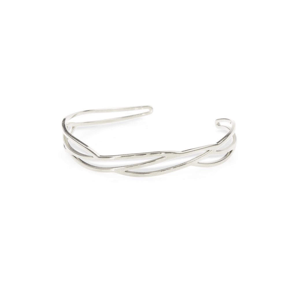 Walk on Water Cuff Silver