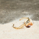 Walk on Water Cuff Gold