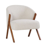 Grand Designs Lennox Boucle Fabric Tub Chair, Bisque