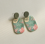 Painted Resin Earring 2