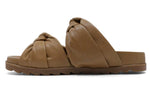 Nola Slides Leather Bueno Tan