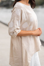 Italian Made Cloud Linen Blouse