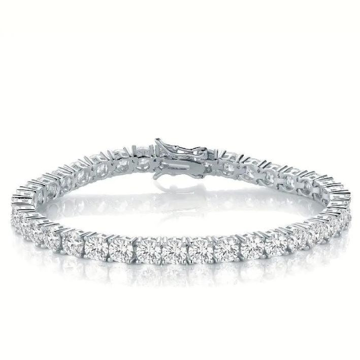 Diamante Tennis Bracelet - Silver SS925