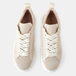 Walnut Woven Sneaker- Vanilla