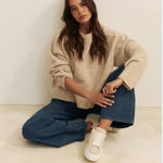 Walnut Woven Sneaker- Vanilla