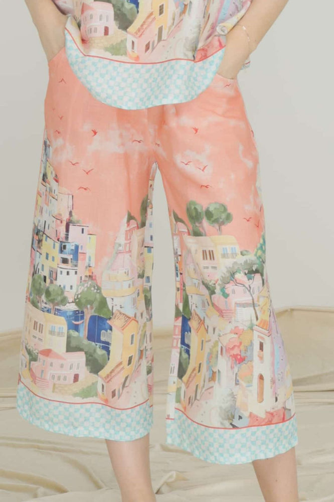 Italian Made Linen City Set - Ink Blue