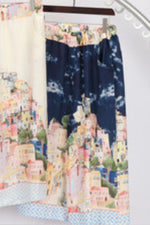 Italian Made Linen City Set - Ink Blue