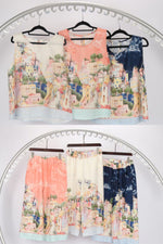 Italian Made Linen City Set - Ink Blue