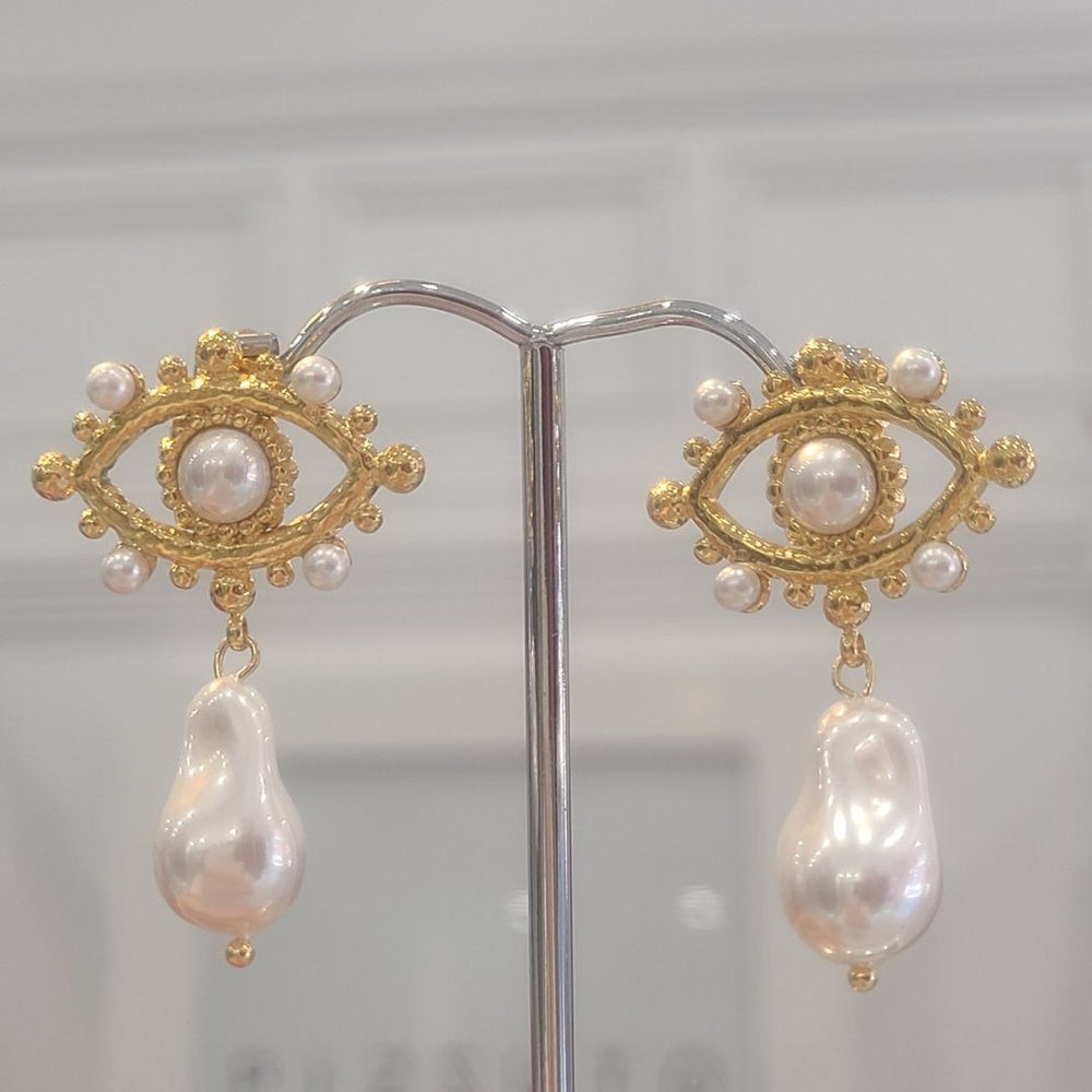 18K Gold Plated Santorini Earrings
