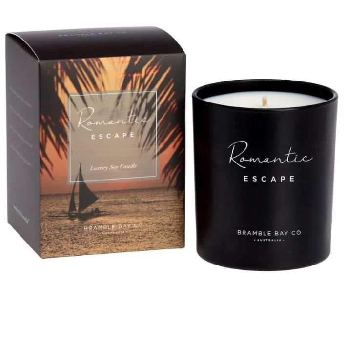 Romantic Escape Ocean After Dark Candle