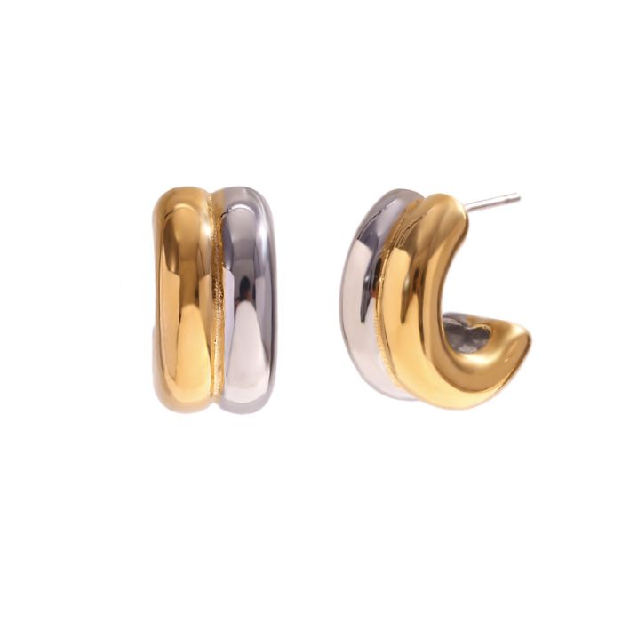 Mix Earrings Gold 20mm