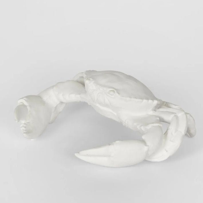 Claude Crab Sculpture- White