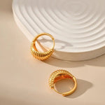 Lux Drop Earrings- SS925 Gold