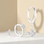 Huggie Stud 3 Set Earrings - Gold