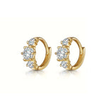 Pair 1.4cm Gold Hoop Earrings