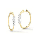 Dia Hoop Earrings- Gold 50mm