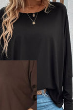 Chocolate Soft Model Top Long Sleeve