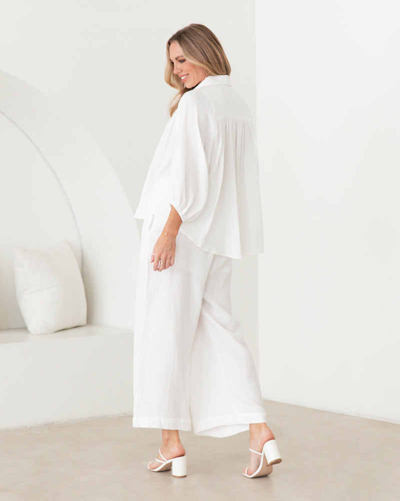 Set Pant White Super Soft Pant
