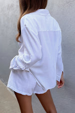 Linen White Blouse