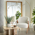 Grand Designs Lennox Boucle Fabric Tub Chair, Bisque
