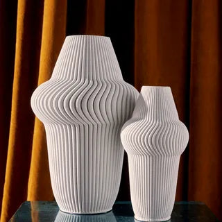 3D Vase Small-White