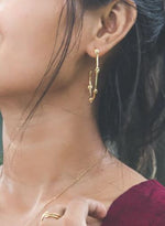 Copy of Knots of Freedom Hoop Earrings Gold