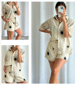 Sun & Moon Cotton Set White-Sand