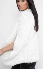 Ultra Soft Ethical Rabbit Fur Vest Black