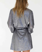 ZODIAC SEQUIN SLEEVE DRESS