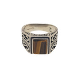 Tigers-eye Unisex Ring
