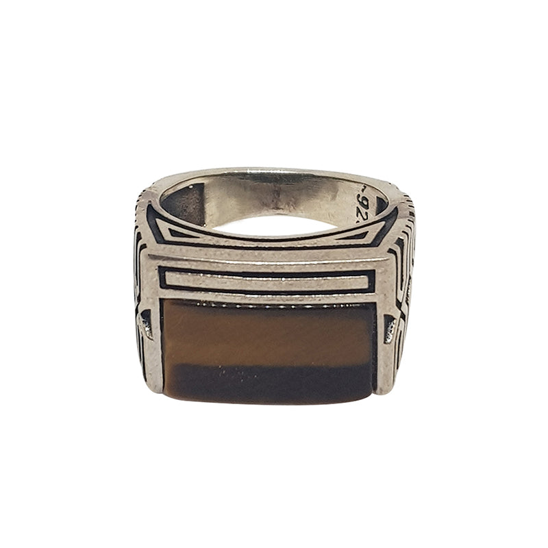 Tigers-eye Unisex Ring
