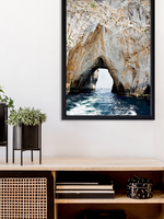 GROTTO POSTER 84cm x 105cm PRINT FRAMED